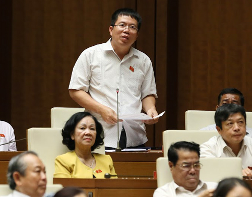 Đại biểu Nguyễn Văn Hiển (Lâm Đồng).